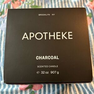 Apotheke Charcoal Scented Candle - Black